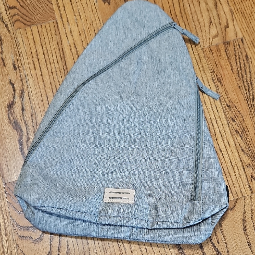 Gray Sling Bag